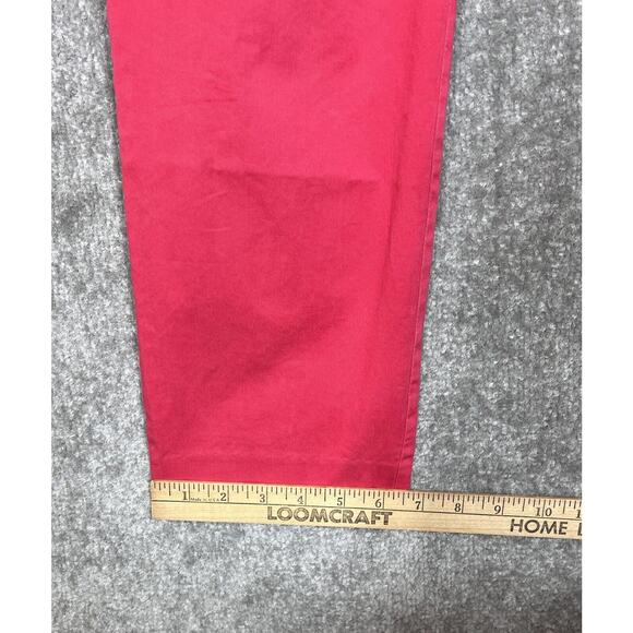 J Crew Cafe Capri Pants Womens Size 6 Pink Pockets Stretch Cropped Chino‎ - Picture 8 of 8